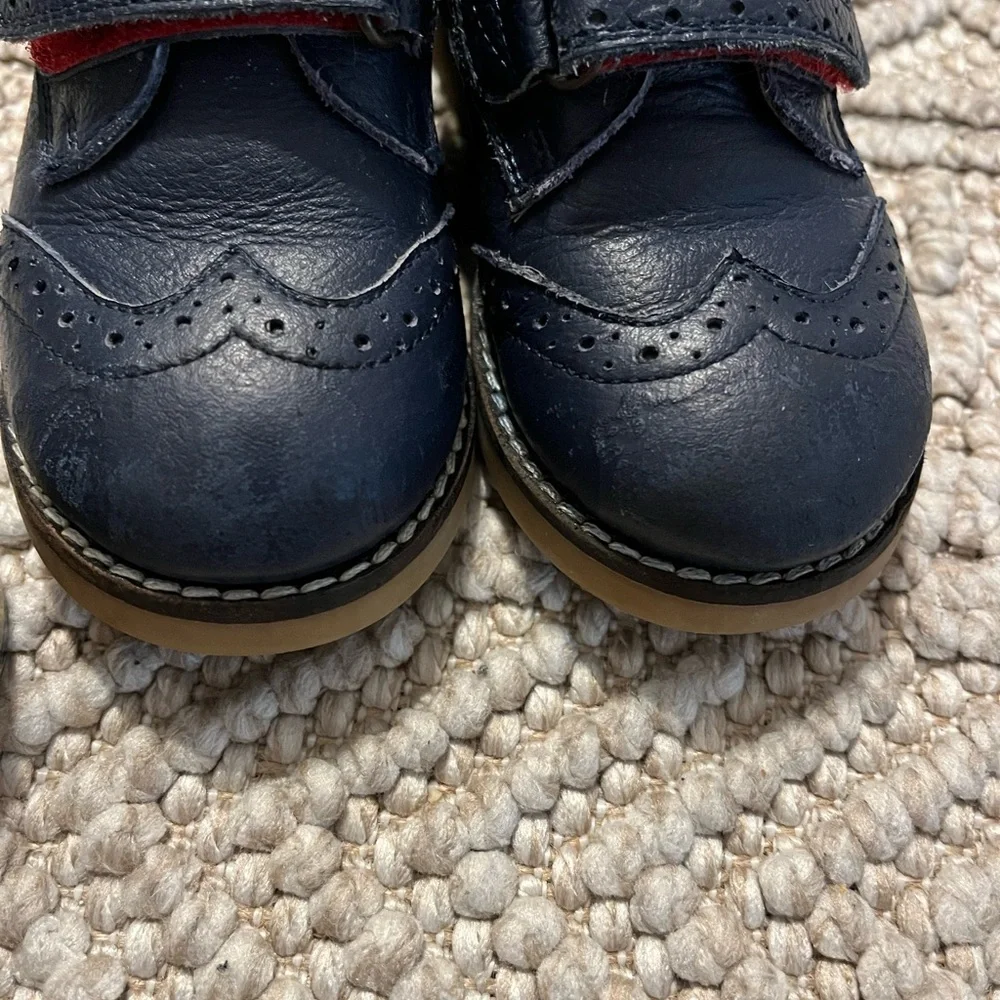 Mini Boden Leather Shoes + Polish